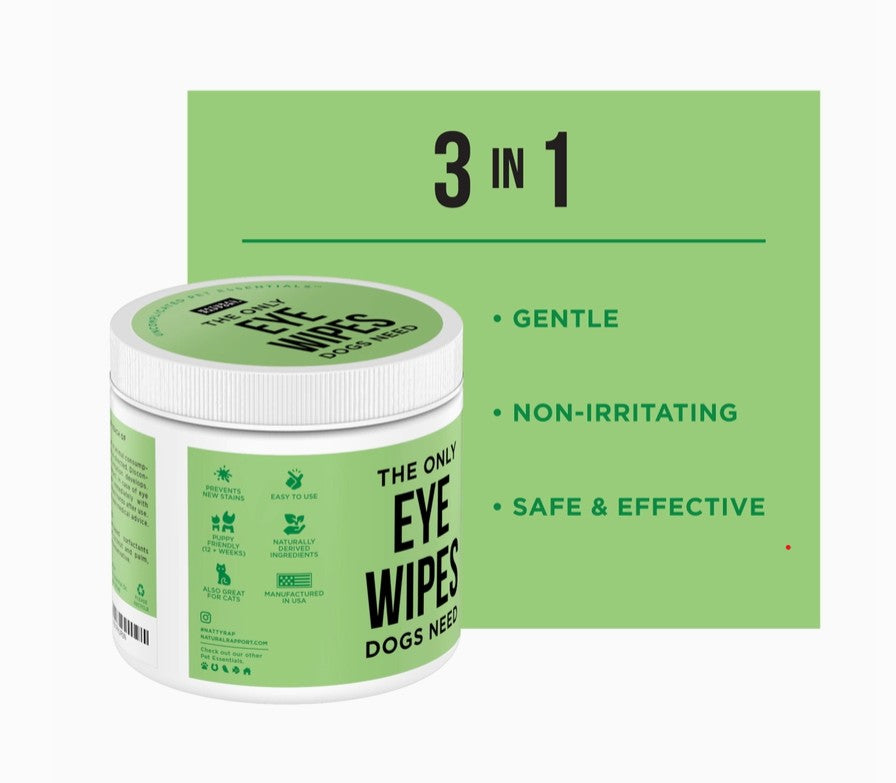 The Only Eye Wipes Dogs Need