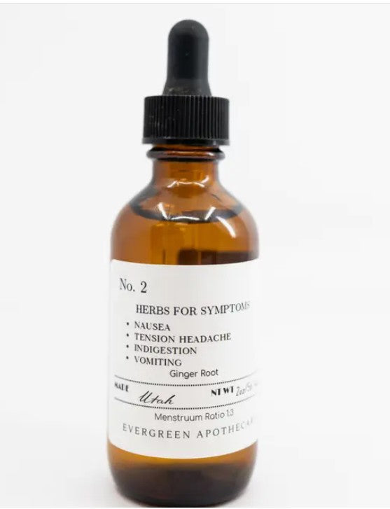 Nausea Tincture, Herbs For Symptoms No.2